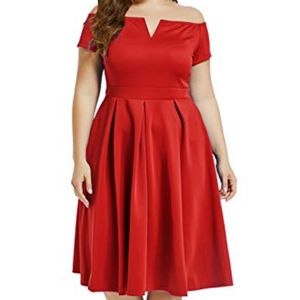 NWT Red Lalagen Cocktail Dress SIZE L